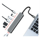MacBook 7 σε 1 ελλιμενίζοντας σταθμό χρέωσης HDMI SD TF Usb Γ