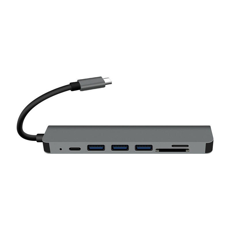 MacBook 7 σε 1 ελλιμενίζοντας σταθμό χρέωσης HDMI SD TF Usb Γ